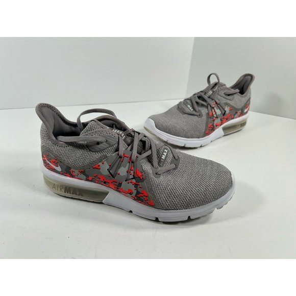 Nike Womens Air Max Sequent 3 C Running Shoes Gray AJ0005-101 Textile 7.5M - Picture 1 of 8